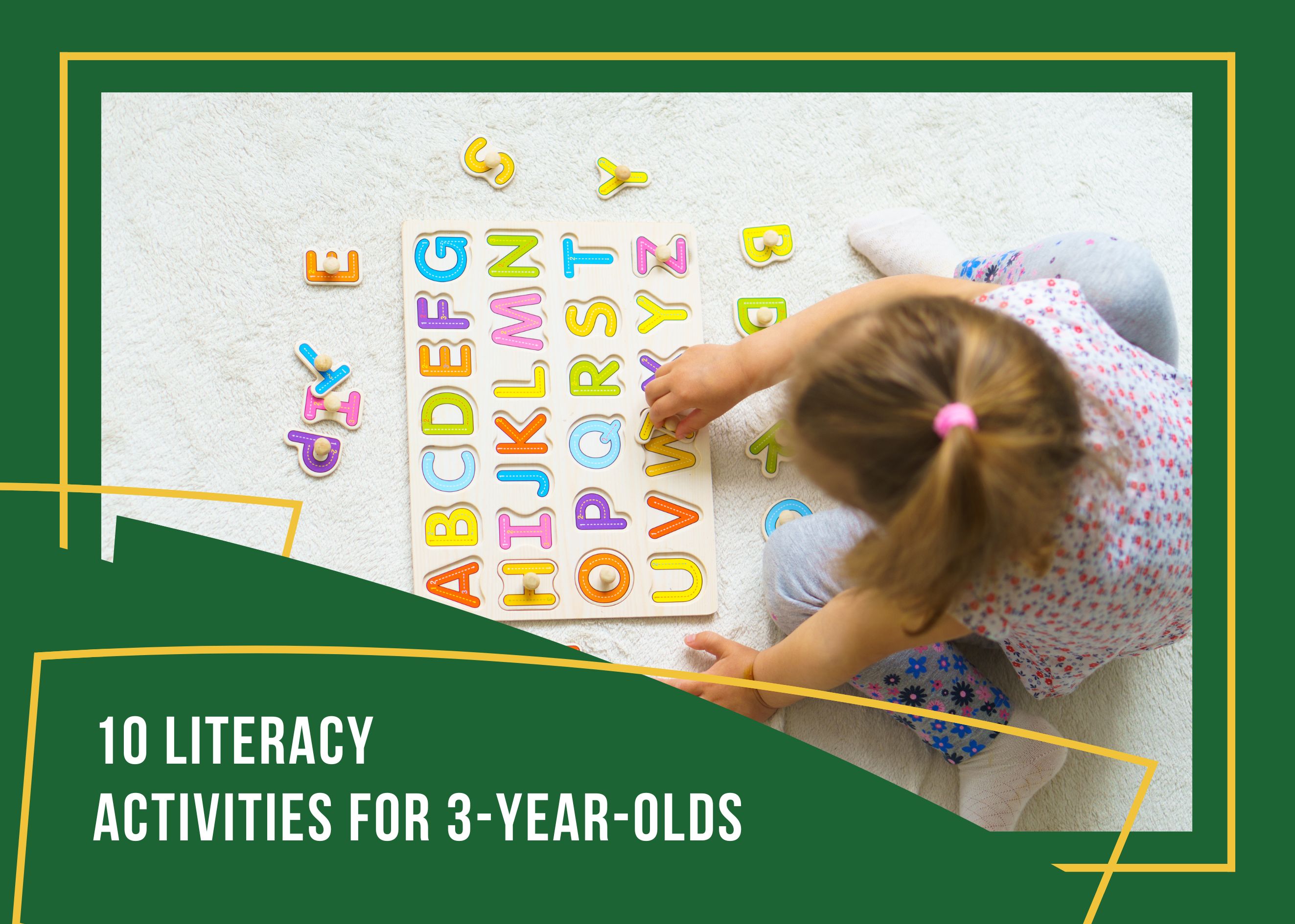 10 Literacy Activities For 3 Year Olds Mrs Myers Learning Lab